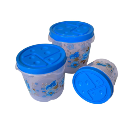 Kitchen Grocery Airtight Container Set of 1kg 2kg 3kg